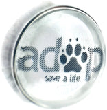 Adopt Save A Life Pet Adoption 18MM - 20MM Fashion Snap Jewelry Snap Charm