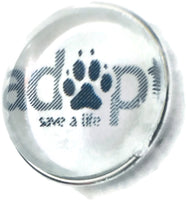 Adopt Save A Life Pet Adoption 18MM - 20MM Fashion Snap Jewelry Snap Charm