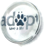 Adopt Save A Life Pet Adoption 18MM - 20MM Fashion Snap Jewelry Snap Charm