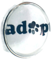 Adopt Pet Adoption 18MM - 20MM Fashion Snap Jewelry Snap Charm