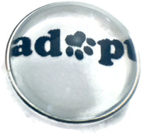 Adopt Pet Adoption 18MM - 20MM Fashion Snap Jewelry Snap Charm