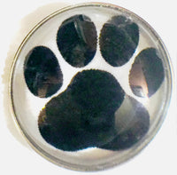 Animal Paw Print Fashion Snap Jewelry Snap Charm