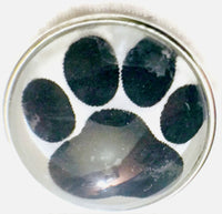 Animal Paw Print Fashion Snap Jewelry Snap Charm