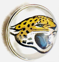 Fashion Snap Jewelry NFL Logo Jacksonville Jaguars Snap Charm