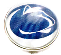 Penn State College Logo Fashion Snap Jewelry University Snap Charm