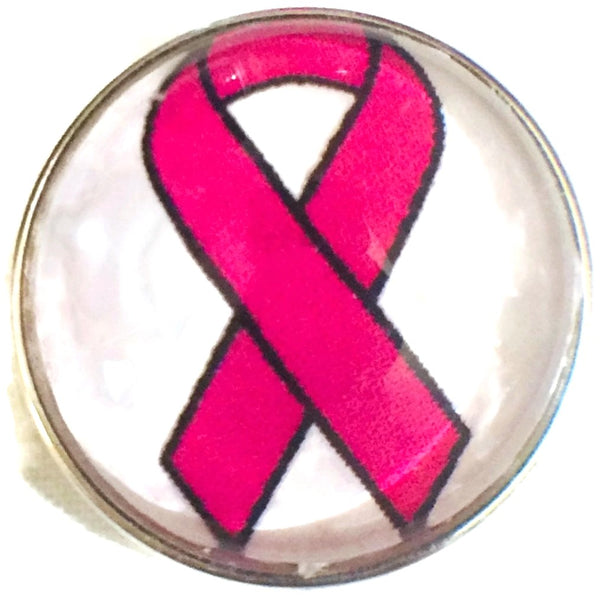 Cancer Ribbon Leiomyosarcoma Cancer Fashion Snap Jewelry Charm