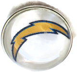 Fashion Snap Jewelry NFL Logo San Diego Chargers Snap Charm