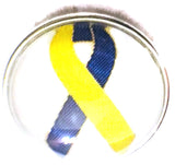 Downs Syndrome Awareness Ribbon Fashion Snap Jewelry 18MM - 20MM Snap Charm