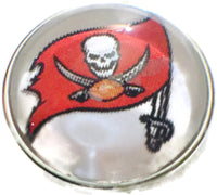 Fashion Snap Jewelry NFL Logo Tampa Bay Buccaneers Snap Charm