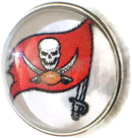 Fashion Snap Jewelry NFL Logo Tampa Bay Buccaneers Snap Charm