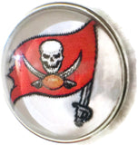 Fashion Snap Jewelry NFL Logo Tampa Bay Buccaneers Snap Charm