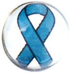 Cancer Teal Ribbon Ovarian Cancer Fashion Snap Jewelry Charm