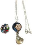 Personalized Photo Snap Pendant on Mom Necklace With Extra 18MM - 20MM Snap Jewelry Charms