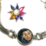 Personalized Photo Snap on Beautiful Bracelet With Extra 18MM - 20MM Snap Jewelry Charms