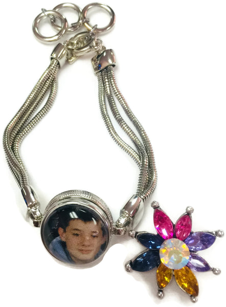 Personalized Photo Snap on Beautiful Bracelet With Extra 18MM - 20MM Snap Jewelry Charms
