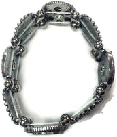 DIY Metal Slip Over Bracelet with 4 spots for 18MM - 20MM Snap Jewelry Build Your Own Unique Jewelry