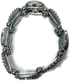 DIY Metal Slip Over Bracelet with 4 spots for 18MM - 20MM Snap Jewelry Build Your Own Unique Jewelry