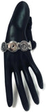 DIY Metal Slip Over Bracelet with 4 spots for 18MM - 20MM Snap Jewelry Build Your Own Unique Jewelry
