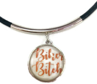 Harley Davidson Shield & Biker Babe 15" Necklace with 2 18MM - 20 MM Snap Jewelry Charms
