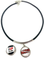 I LOVE SCUBA Diver Flag Heart & DIVER 15" Necklace with 2 18MM - 20MM Snap Jewelry Charms
