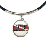 I LOVE SCUBA Diver Flag Heart & DIVER 15" Necklace with 2 18MM - 20MM Snap Jewelry Charms
