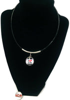I LOVE SCUBA Diver Flag Heart & DIVER 15" Necklace with 2 18MM - 20MM Snap Jewelry Charms