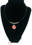 SCUBA Open Water Diver Flag and Shark 15" Necklace with 2 18MM - 20MM Snap Jewelry Charms