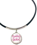 SCUBA Assistant Instructor Diver Flag & Bubble Addict 15" Necklace with 2 18MM - 20MM Snap Charms