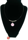 SCUBA Assistant Instructor Diver Flag & Bubble Addict 15" Necklace with 2 18MM - 20MM Snap Charms