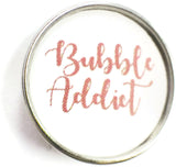 Scuba Diver Bubble Addict in Red 18MM - 20MM Fashion Snap Jewelry Snap Charm
