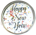 Happy New Year Celebration Holiday Snap Charm 18MM - 20MM Snap Charm for Snap Jewelry
