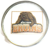 Northrop Bruins HS Logo 18MM - 20MM Fashion Snap Jewelry Snap Charm