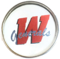 Wayne Generals HS Logo 18MM - 20MM Fashion Snap Jewelry Snap Charm