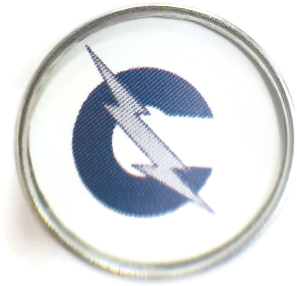 Carroll Chargers HS Logo 18MM - 20 MM Snap Jewelry Snap Charm