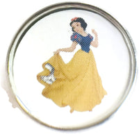 Disney Snow White 18MM - 20MM Fashion Snap Jewelry Snap Charm
