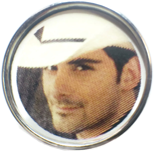 Brad Paisley Oh So Sexy Country Artist Photo 18MM - 20MM Fashion Snap Jewelry Snap Charm