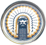 University of  Illinois Chief Illiniwek College Logo Fashion Snap Jewelry University Snap Charm