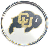 Colorado Buffalos College Logo Fashion Snap Jewelry University Snap Charm