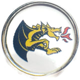 Drexel Dragons College Logo Fashion Snap Jewelry University Snap Charm