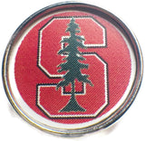 Stanford Tree College Logo Fashion Snap Jewelry University Snap Charm