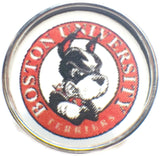 Boston University Terriers College Logo Fashion Snap Jewelry University Snap Charm