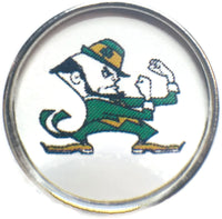 Notre Dame Fighting Irish College Logo Fashion Snap Jewelry University Snap Charm