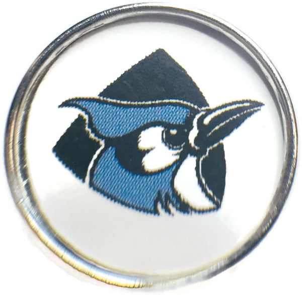 Johns Hopkins University Blue Jays College Logo Fashion Snap Jewelry University Snap Charm