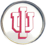 IU Indiana University Hoosiers College Logo Fashion Snap Jewelry University Snap Charm