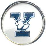 Yale Bulldogs College Logo Fashion Snap Jewelry University Snap Charm