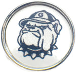 Georgetown Bulldogs College Logo Fashion Snap Jewelry University Snap Charm