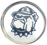 Georgetown Bulldogs College Logo Fashion Snap Jewelry University Snap Charm