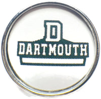 Dartmouth College Logo Fashion Snap Jewelry University Snap Charm