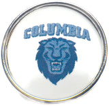 Columbia Lions College Logo Fashion Snap Jewelry University Snap Charm
