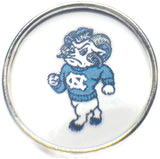 North Carolina Tar Heels College Logo Fashion Snap Jewelry University Snap Charm